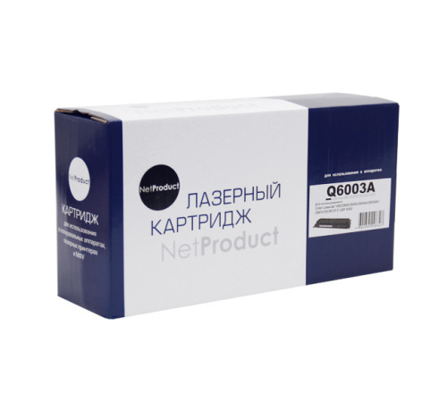 Картридж NetProduct (N-Q6003A) для HP CLJ 1600/2600/2605, Восстановленный, пурпурный (2000 стр.)