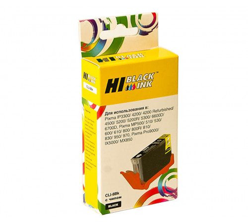Картридж Hi-Black (HB-CLI-8Bk) для Canon PIXMA iP4200/iP6600D/MP500, черный
