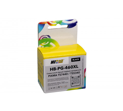Картридж Hi-Black PG-460XL для Canon PIXMA TS7440/TS5340, Bk