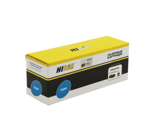 Тонер-картридж Hi-Black (HB-106R02760) для Xerox Phaser 6020/6022/ WC 6025/6027, голубой (1000 стр.)