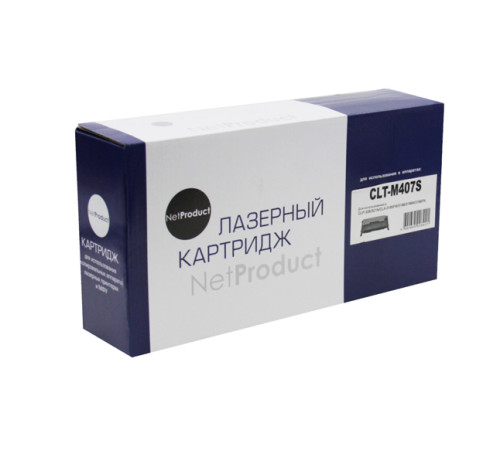 Тонер-картридж NetProduct (N-CLT-M407S) для Samsung CLP-320/320n/325/CLX-3185, пурпурный (1000 стр.)