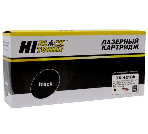 Тонер-картридж Hi-Black (HB-TN-421BK) для Brother HL-L8260/8360/MFC L8690/8900/DCP L8410, черный (3000 стр.)
