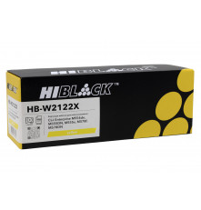 Картридж Hi-Black (HB-W2122X) для HP CLJ Enterprise M554dn/555DN/555x/578f/578DN, Y, 10K