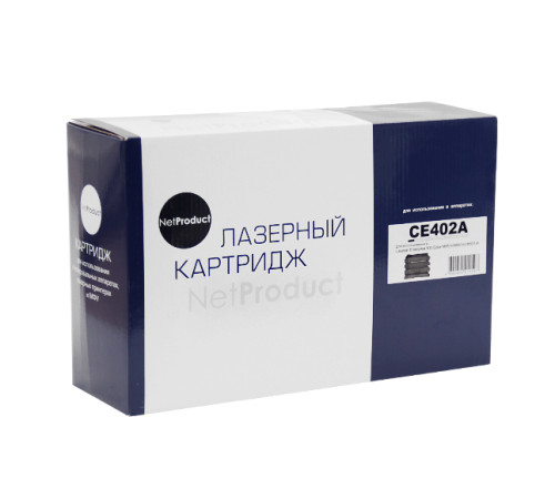 Картридж NetProduct (N-CE402A) для HP LJ Enterprise 500 color M551n/M575dn, желтый (6000 стр.)