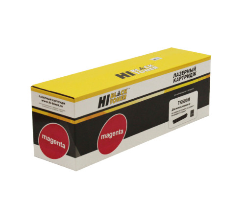 Тонер-картридж Hi-Black (HB-TK-590M) для Kyocera FS-C5250DN/C2626MFP, пурпурный (5000 стр.)