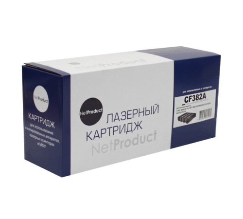 Картридж NetProduct для HP CLJ Pro MFP M476dn/dw/nw, №312A, желтый (2700 стр.)