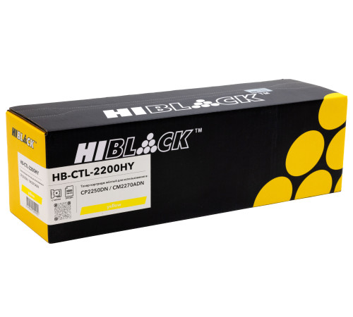 Картридж Hi-Black (HB-CTL-2200HY) для Pantum CP2250DN/CM2270ADN, желтый (3500 стр.)