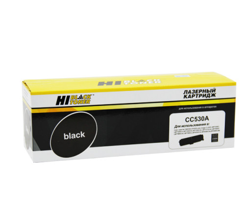 Картридж Hi-Black (HB-CC530A/CE410/CF380/718) для HP CLJ CP2025/CM2320/Canon LBP7200, черный (4000 стр.)