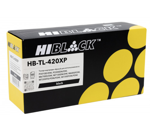 Тонер-картридж Hi-Black (HB-TL-420XP) для Pantum M6700/P3010, 6K