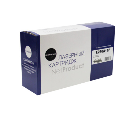 Тонер-картридж NetProduct (N-E260A11P) для Lexmark E260/E360/E460, (3500 стр.)