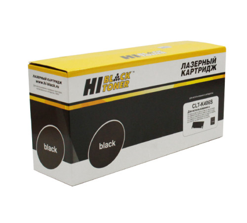 Тонер-картридж Hi-Black (HB-CLT-K406S) для Samsung CLP-360/365/368/CLX-3300/3305, черный (1500 стр.)