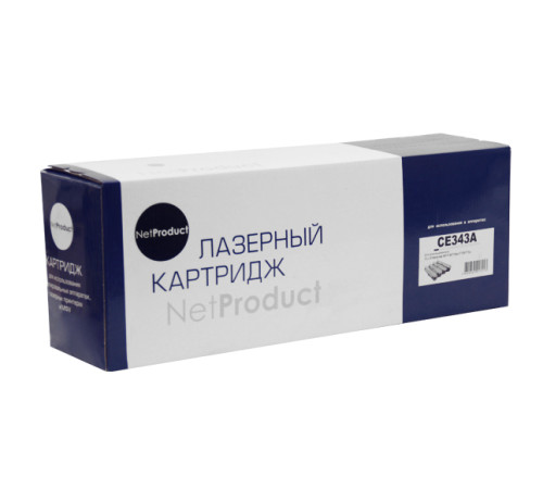 Картридж NetProduct (N-CE343A) для HP CLJ Enterprise MFP M775dn/775f/775z, № 651A, пурпурный (16000 стр.)
