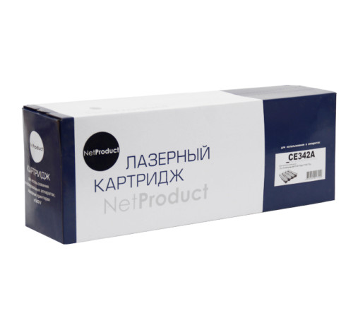 Картридж NetProduct (N-CE342A) для HP CLJ Enterprise MFP M775dn/775f/775z, № 651A, желтый (16000 стр.)