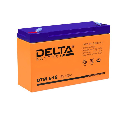 Аккумуляторная батарея Delta DTM 612
