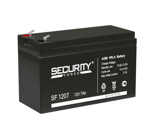 Аккумуляторная батарея DELTA Secuirity Force SF 1207