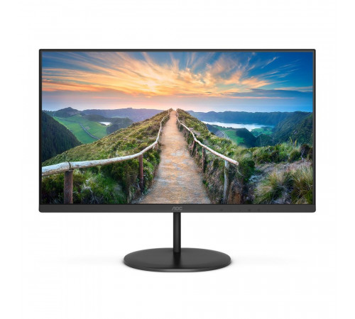 Монитор 23.8" AOC Q24V4EA IPS, 2560x1440, 75Hz, 1ms, 250сd/m, 1000:1, HDMI(1.4), DP(1.2), ExPSU, Speakers, Vesa 100, Black
