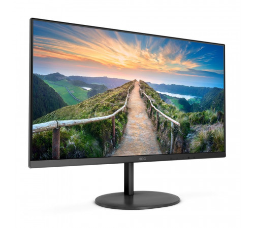 Монитор 23.8" AOC Q24V4EA IPS, 2560x1440, 75Hz, 1ms, 250сd/m, 1000:1, HDMI(1.4), DP(1.2), ExPSU, Speakers, Vesa 100, Black