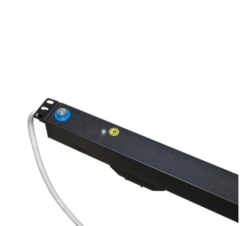 Блок розеток Hyperline SHE-20IEC-4BIEC-B-3PVB, 20 розеток IEC320 C13, 4 розетки IEC320 C19, 3 м, черный