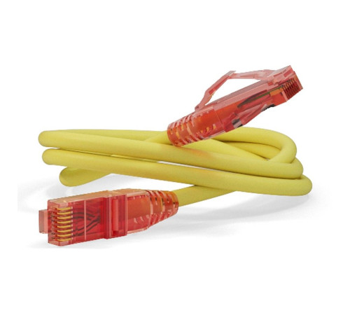 Патч-корд Hyperline U/UTP, Cat.5e, LSZH, 2 м, желтый