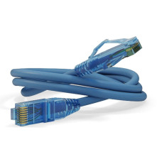 Патч-корд Hyperline U/UTP, Cat.6, LSZH, 2 м, синий