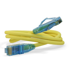 Патч-корд Hyperline U/UTP, Cat.6, LSZH, 2 м, желтый