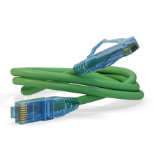 Патч-корд Hyperline U/UTP, Cat.6, LSZH, 3 м, зеленый