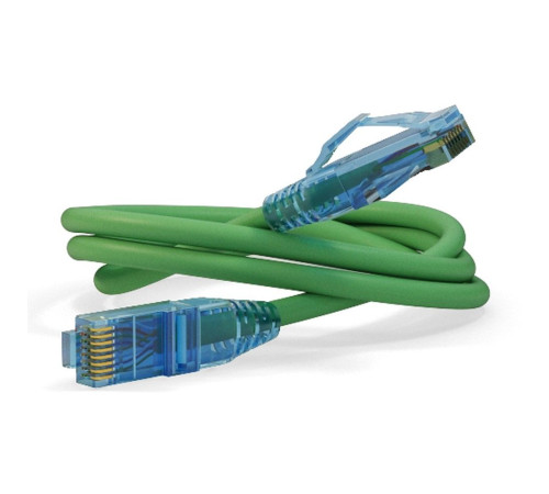 Патч-корд Hyperline U/UTP, Cat.6, LSZH, 3 м, зеленый