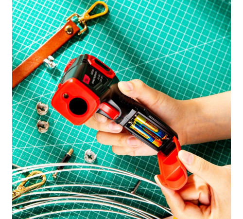 Инфракрасный пирометр (термометр) с цветным дисплеем Deli DL333380A