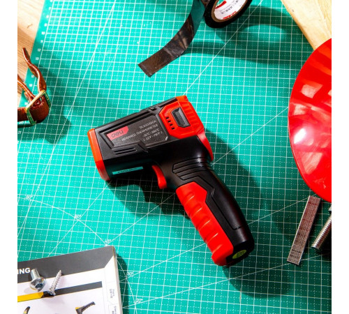 Инфракрасный пирометр (термометр) с цветным дисплеем Deli DL333380A