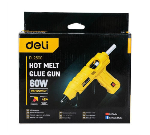 Клеевой пистолет Deli DL2560 (60Вт, диаметр стержня 11мм)