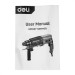 Перфоратор Deli DL-DC26-E1 (800Вт, 3Дж, 5500уд/мин, 1150об/мин, кейс, в комплекте 3 бура,пика, долото)