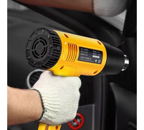 Фен технический Deli DL391201 (2000 Вт, рабочая температура 400/600 град.)