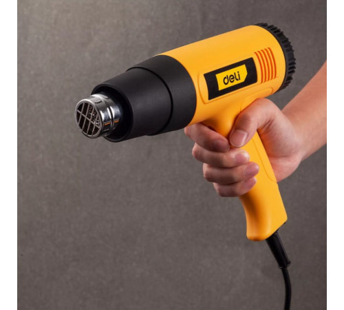 Фен технический Deli DL391201 (2000 Вт, рабочая температура 400/600 град.)