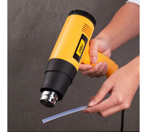 Фен технический Deli DL391201 (2000 Вт, рабочая температура 400/600 град.)