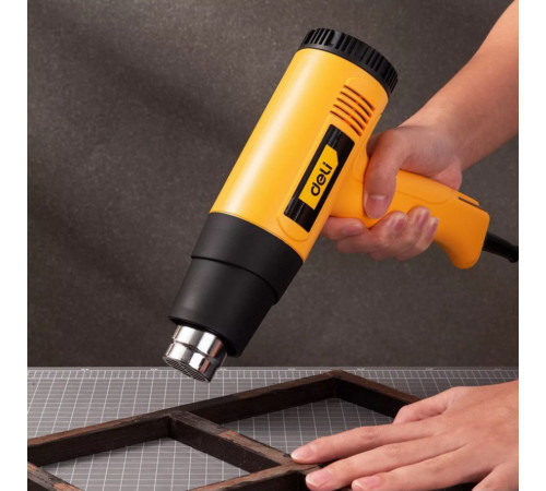 Фен технический Deli DL391202 (2000 Вт, рабочая температура 100-650 град.)