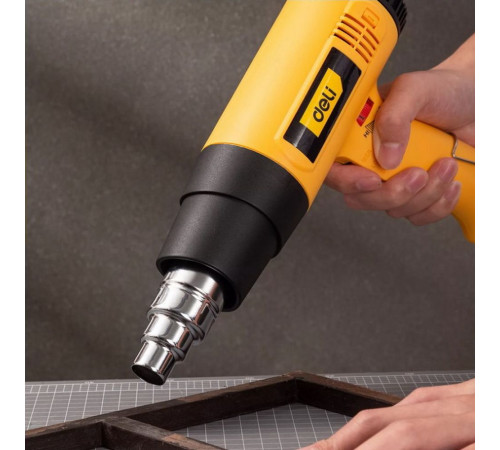 Фен технический Deli DL5318 (1600 Вт, рабочая температура 100-590 град.)