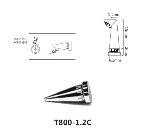 Паяльное жало ,  T800-1.2C