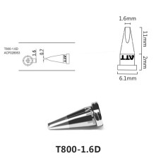 Паяльное жало , T800-1.6D