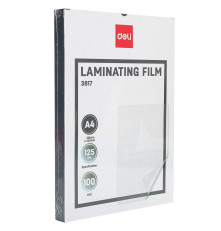 Плёнка для ламинирования Deli E3817, A4, 125 мкм