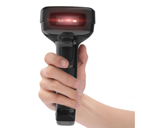 Сканер штрих-кода Deli E14952, P2D, ручной, проводной, 1D/2D, черный