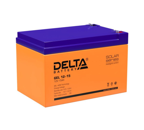 Аккумуляторная батарея Delta GEL 12-15