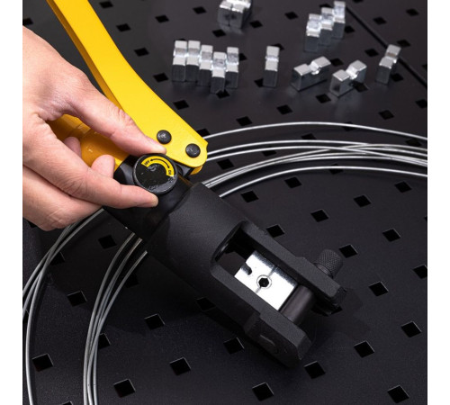 Ручной пресс (кримпер) гидравлический Deli DL-YQ120