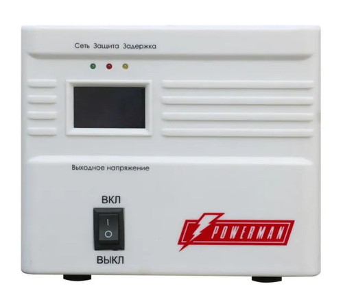 Стабилизатор напряжения Powerman AVS 500 A, белый