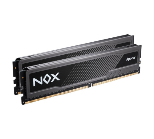 Модуль памяти Apacer NOX Black Gaming Memory AH4U16G36C25YMBAA-2 16GB DDR4 3600 DIMM Non-ECC, CL18, 1.35V, Kit (2x8GB), Intel XMP 2.0, Heat Sink, RTL