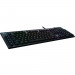Клавиатура беспроводная игровая Logitech G815, механическая (GL Linear), тонкая, 119 клавиш (16 дополнительных), 5 G-клавиш, RGB-подсветка, USB, 1.8 м, черный