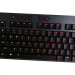 Клавиатура беспроводная игровая Logitech G815, механическая (GL Linear), тонкая, 119 клавиш (16 дополнительных), 5 G-клавиш, RGB-подсветка, USB, 1.8 м, черный