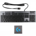 Клавиатура беспроводная игровая Logitech G815, механическая (GL Linear), тонкая, 119 клавиш (16 дополнительных), 5 G-клавиш, RGB-подсветка, USB, 1.8 м, черный