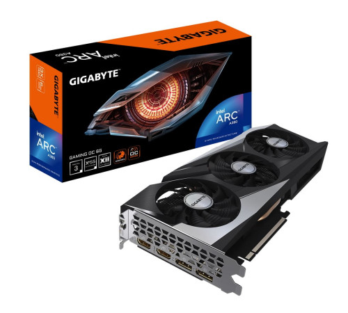 Видеокарта GIGABYTE INTEL ARC A380 GAMING OC 6GB GDDR6/96-bit