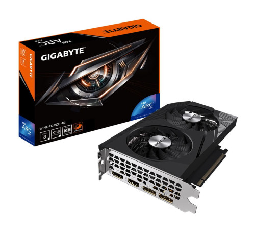 Видеокарта GIGABYTE INTEL ARC A310 WINDFORCE 4GB GDDR6/64-bit