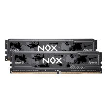 Модуль оперативной памяти Apacer 32GB NOX Black DDR5 5600Mhz PC5-44800 CL40 DIMM 2048x8 1.25V Kit (2x16GB) Heat Sink, Retail